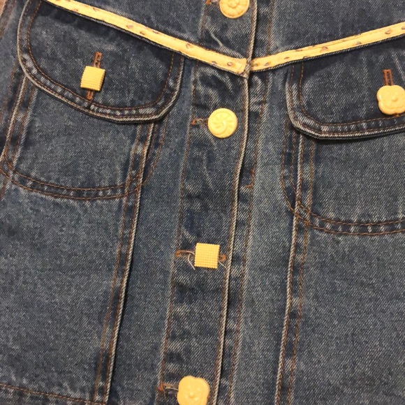 Romeo Romeo denim youth Girls Vest, size MEDIUM - Picture 4 of 8